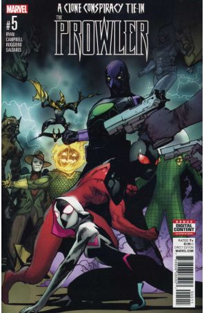 Prowler (Marvel, 2nd Series) 5 published by Marvel with cover art by Travel Foreman