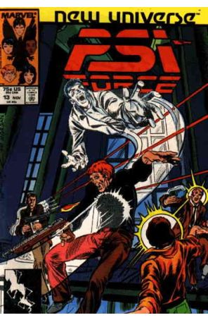 Psi-Force 13 published by Marvel with cover art by Tom Grindberg