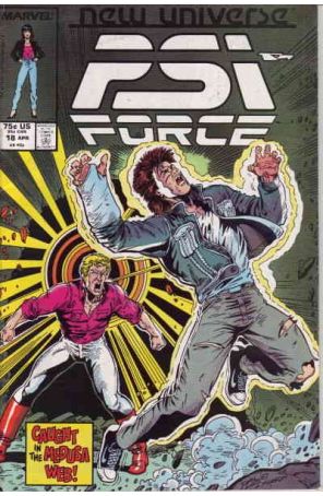 Psi-Force 18 published by Marvel with cover art by Ron Lim