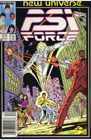 Psi-Force 2 (Newsstand) published by Marvel with cover art by Mark Texeira