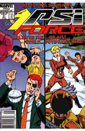 Psi-Force 31 (Newsstand) published by Marvel with cover art by Rodney Ramos