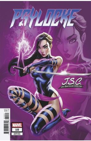 Psylocke (2nd Series) 10A published by Marvel with cover art by J. Scott Campbell