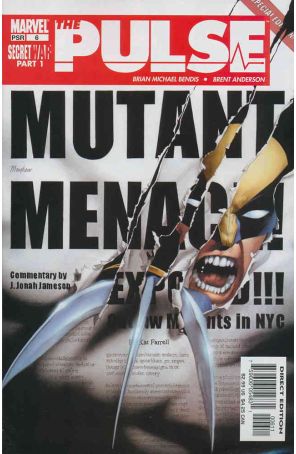 Pulse (Marvel) 6 published by Marvel with cover art by Mike Mayhew