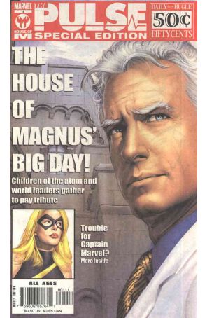 Pulse: House of M Newspaper Special 1 published by Marvel with cover art by Mike Mayhew