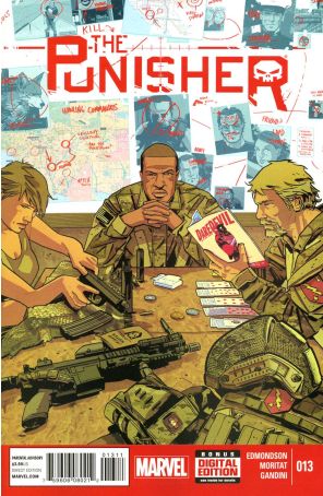 Punisher (10th Series) 13 published by Marvel with cover art by Mitch Gerads