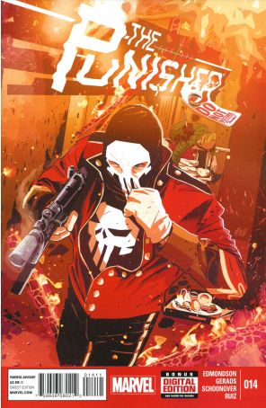 Punisher (10th Series) 14 published by Marvel with cover art by Mitch Gerads