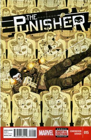 Punisher (10th Series) 15 published by Marvel with cover art by Mitch Gerads