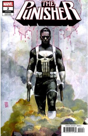 Punisher (15th Series) 2F published by Marvel with cover art by Alex Maleev