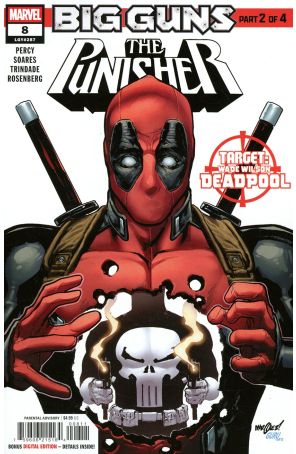 Punisher (15th Series) 8 published by Marvel with cover art by David Marquez