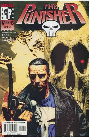 Punisher (5th Series) 10 published by Marvel with cover art by Tim Bradstreet