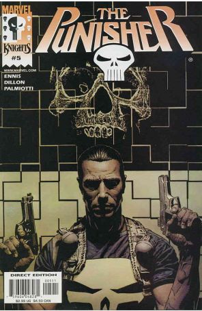 Punisher (5th Series) 5 published by Marvel with cover art by Tim Bradstreet
