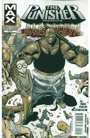 Punisher Presents: Barracuda Max 2 published by Marvel with cover art by Goran Parlov