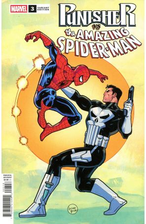 Punisher vs. the Amazing Spider-Man 3C published by Marvel with cover art by Luciano Vecchio