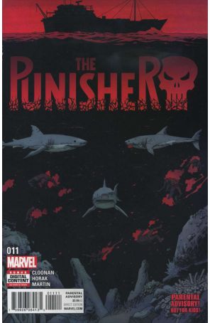 Punisher (11th Series) 11 published by Marvel with cover art by Declan Shalvey