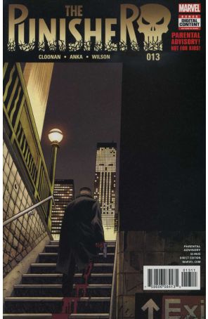 Punisher (11th Series) 13 published by Marvel with cover art by Declan Shalvey