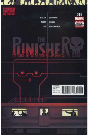 Punisher (11th Series) 15 published by Marvel with cover art by Declan Shalvey