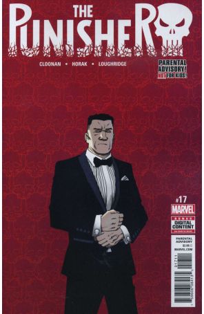 Punisher (11th Series) 17 published by Marvel with cover art by Declan Shalvey