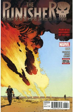 Punisher (11th Series) 6 published by Marvel with cover art by Declan Shalvey