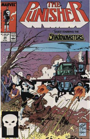 Punisher (2nd Series) 24 published by Marvel with cover art by Erik Larsen