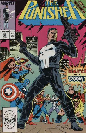 Punisher (2nd Series) 29 published by Marvel with cover art by Bill Reinhold