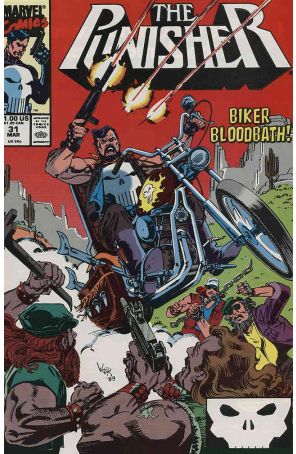 Punisher (2nd Series) 31 published by Marvel with cover art by Bill Reinhold