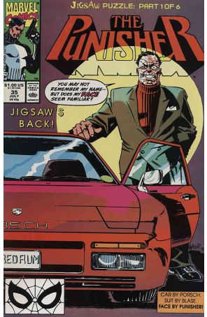 Punisher (2nd Series) 35 published by Marvel with cover art by Bill Reinhold