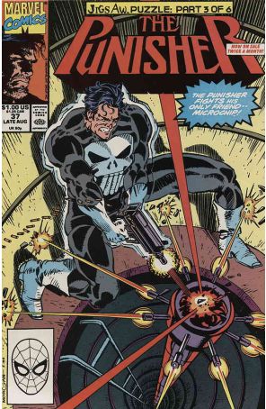 Punisher (2nd Series) 37 published by Marvel with cover art by Tom Morgan