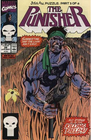Punisher (2nd Series) 39 published by Marvel with cover art by Denys Cowan