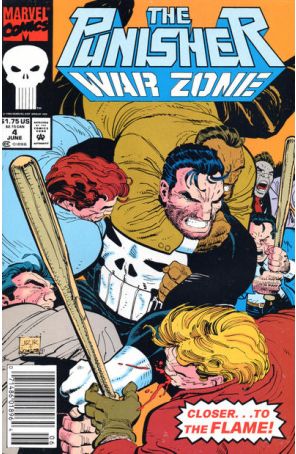 Punisher: War Zone 4 (Newsstand) published by Marvel with cover art by John Romita Jr.