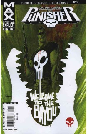 Punisher: Frank Castle Max 72 published by Marvel with cover art by Dave Johnson