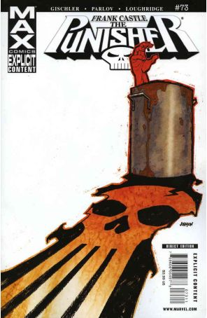 Punisher: Frank Castle Max 73 published by Marvel with cover art by Dave Johnson