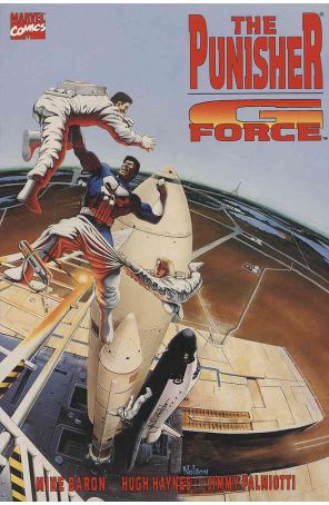 Punisher: G-Force 1 published by Marvel with cover art by Nelson DeCastro