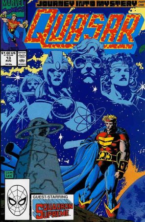 Quasar 13 published by Marvel with cover art by Jim Lee