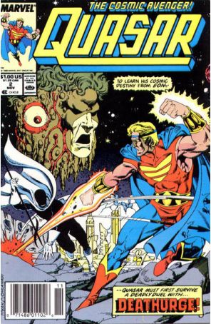 Quasar 2 (Newsstand) published by Marvel with cover art by Paul Ryan