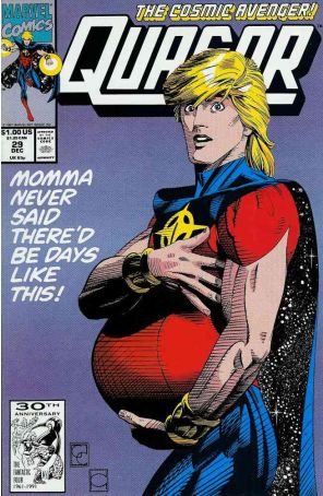 Quasar 29 published by Marvel with cover art by Greg Capullo