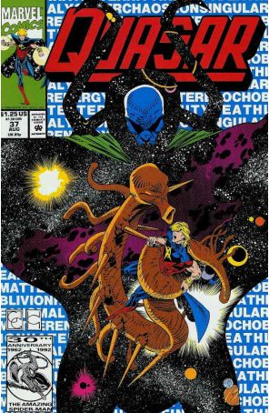 Quasar 37 published by Marvel with cover art by Greg Capullo