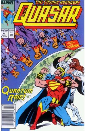 Quasar 4 (Newsstand) published by Marvel with cover art by Paul Ryan