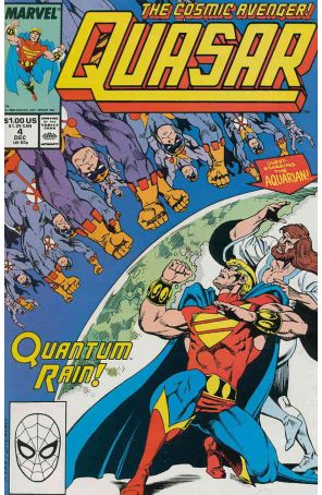 Quasar 4 published by Marvel with cover art by Paul Ryan