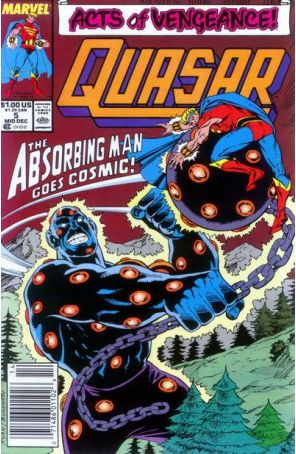 Quasar 5 (Newsstand) published by Marvel with cover art by Paul Ryan