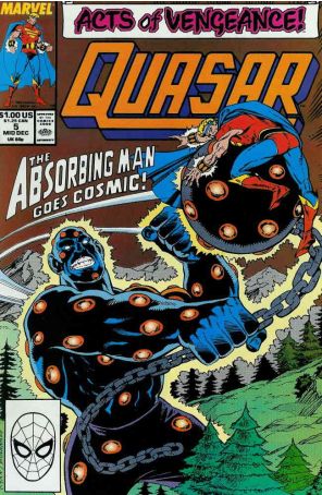 Quasar 5 published by Marvel with cover art by Paul Ryan