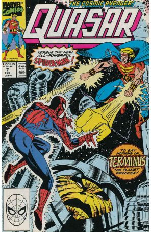 Quasar 7 published by Marvel with cover art by Mike Manley