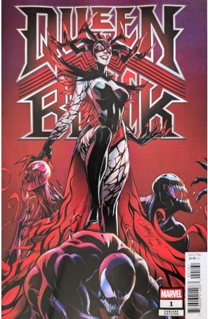 Queen in Black 1E published by Marvel with cover art by J. Scott Campbell