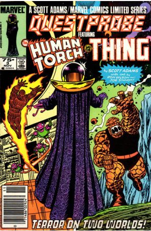 Questprobe 3 (Newsstand) published by Marvel with cover art by Ron Wilson