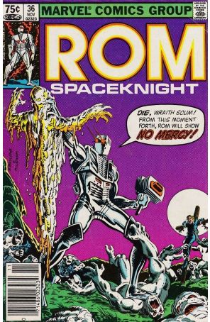 ROM (Canadian Edition) 36 published by Marvel with cover art by Sal Buscema
