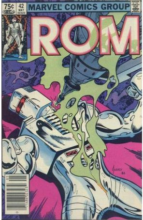 ROM (Canadian Edition) 42 published by Marvel with cover art by Joe Jusko