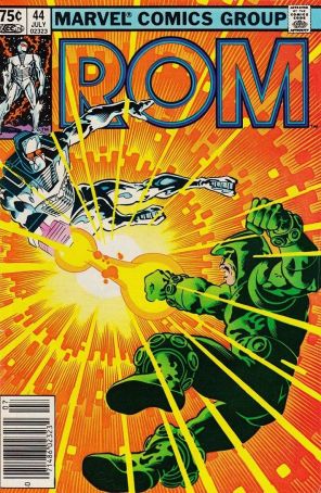 ROM (Canadian Edition) 44 published by Marvel with cover art by Ian Akin and Brian Garvey