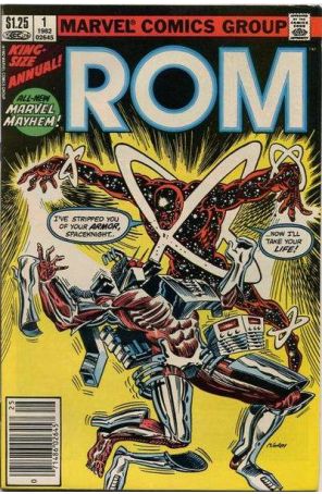 ROM (Canadian Edition) Annual 1 published by Marvel with cover art by Al Milgrom