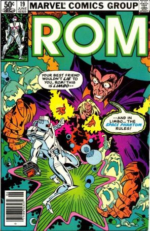 Rom 19 (Newsstand) published by Marvel with cover art by Michael Golden