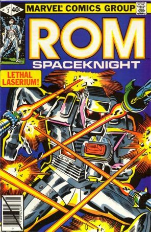 Rom 2 published by Marvel with cover art by Frank Miller