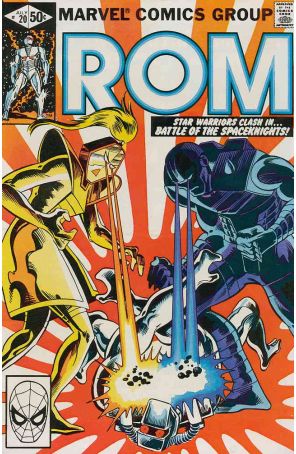 Rom 20 published by Marvel with cover art by Al Milgrom